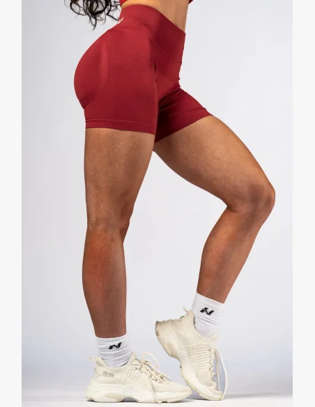 NEBBIA High-waist push-up shorts POWER red