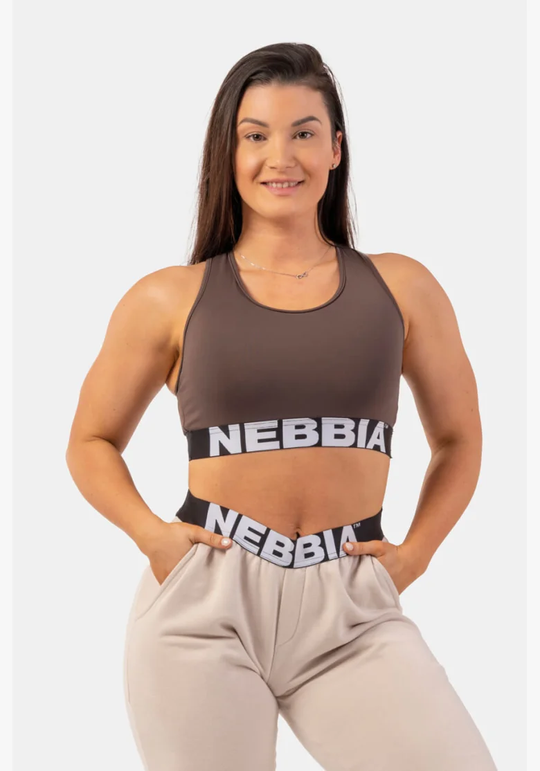 NEBBIA • Sports bra with Cross Back cut • NEBBIAshop.com