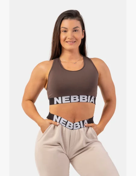 NEBBIA • Sports bra with Cross Back cut • NEBBIAshop.com