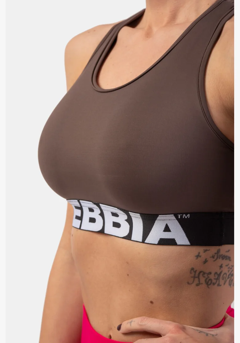 NEBBIA • Sports bra with Cross Back cut • NEBBIAshop.com