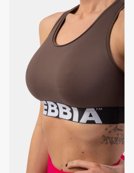 NEBBIA • Sports bra with Cross Back cut • NEBBIAshop.com