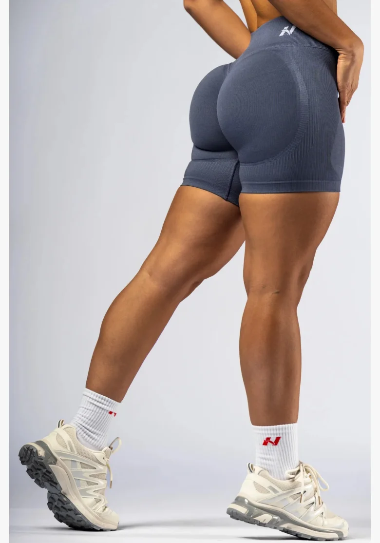 NEBBIA High-waist push-up shorts POWER gray