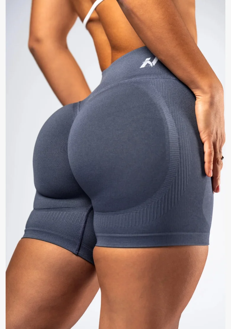 NEBBIA High-waist push-up shorts POWER gray