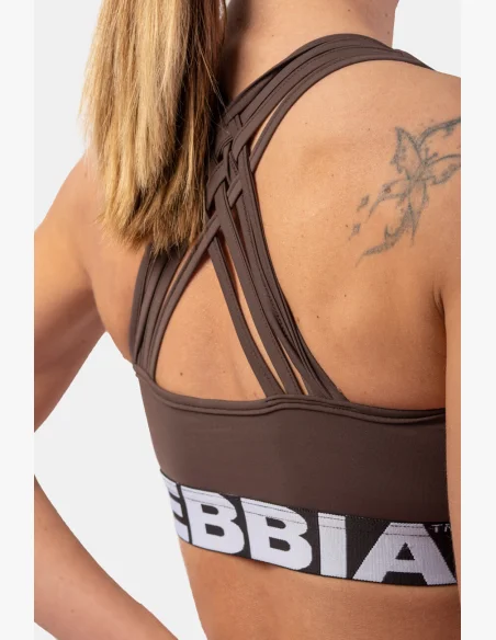 NEBBIA • Sports bra with Cross Back cut • NEBBIAshop.com