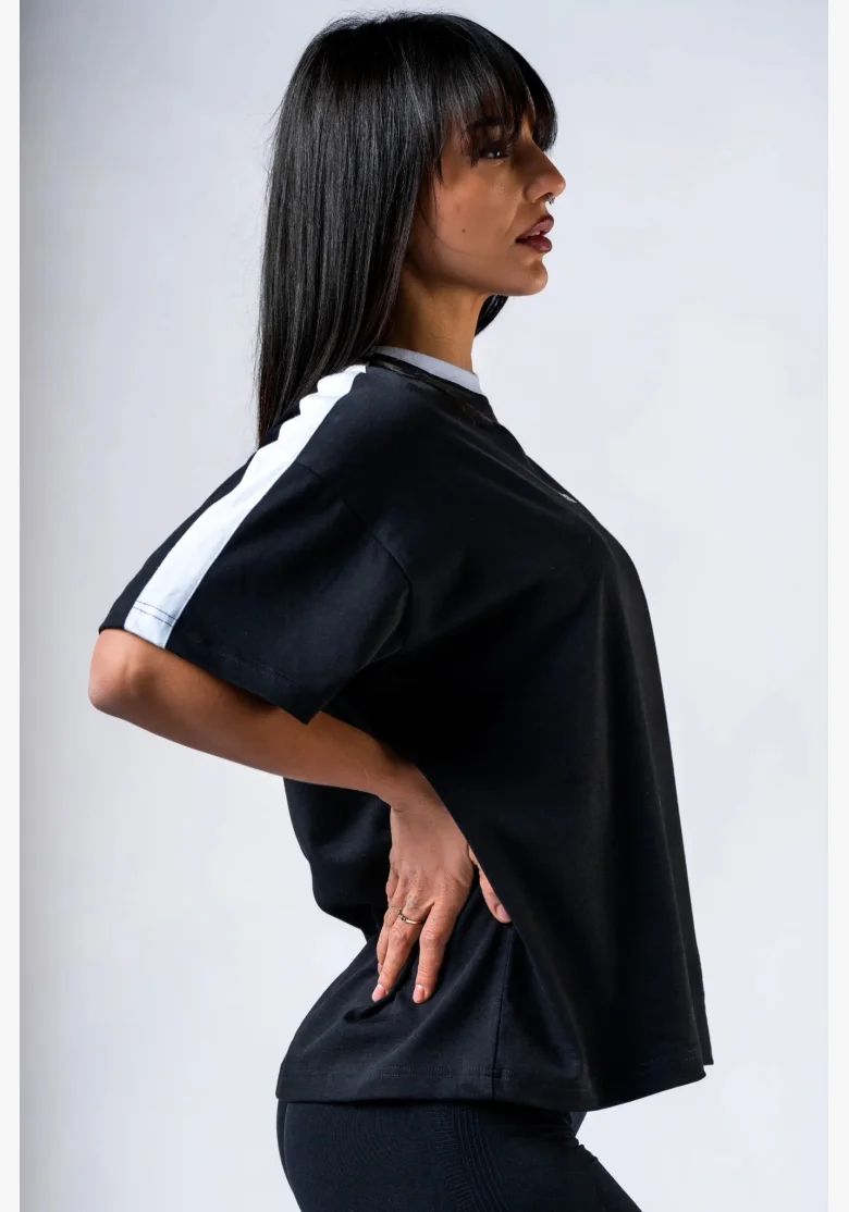 NEBBIA Relaxed fit t-shirt POWER black