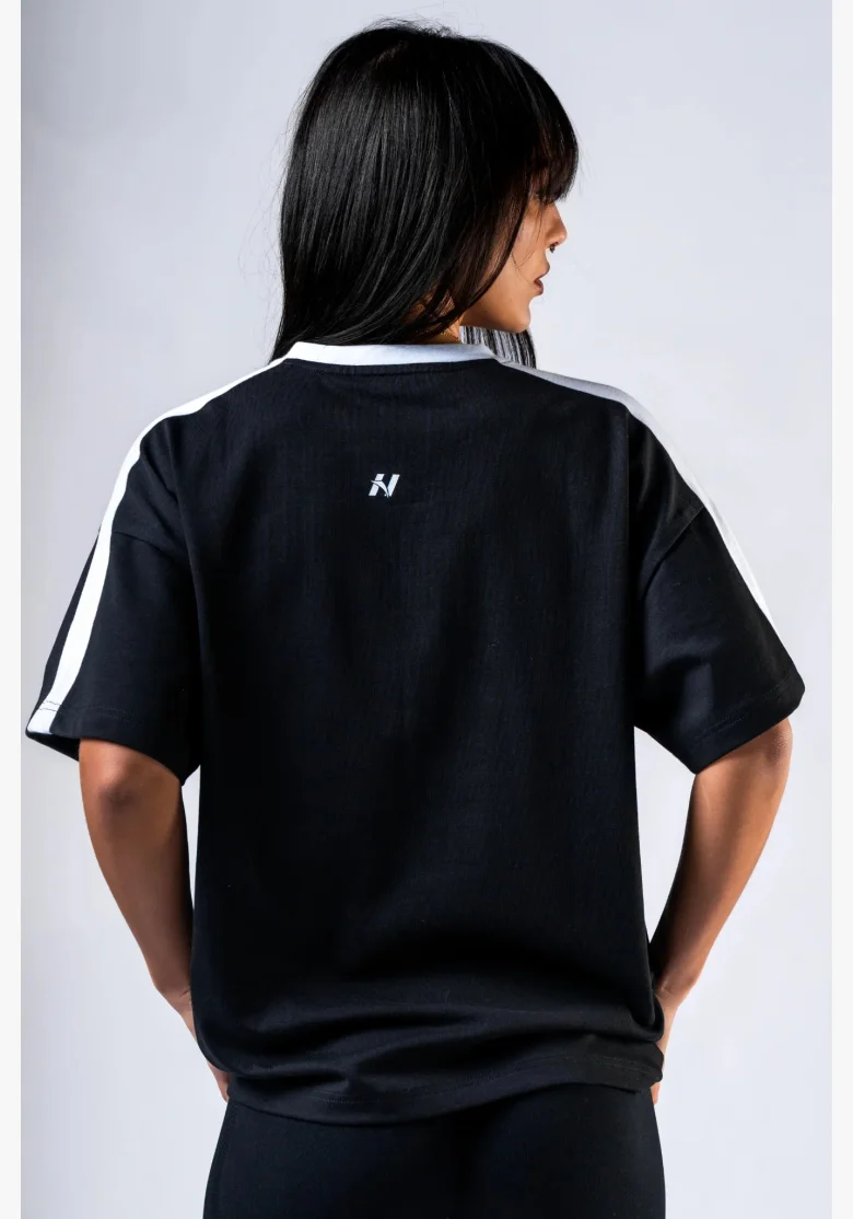 NEBBIA Relaxed fit t-shirt POWER black