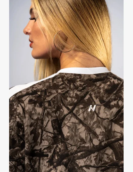 NEBBIA Relaxed fit t-shirt POWER camo beige