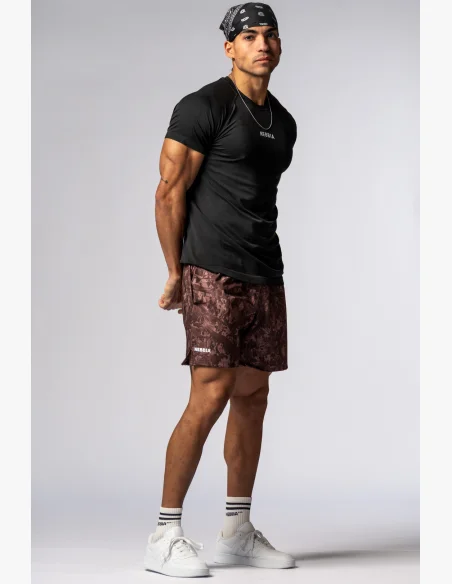 NEBBIA Seamless short-sleeved t-shirt POWER black