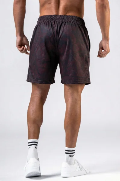NEBBIA Training shorts POWER Camo dark 2