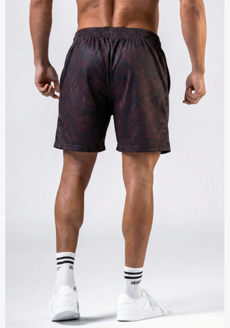 NEBBIA Training shorts POWER Camo dark