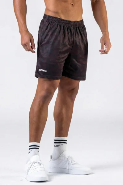 NEBBIA Training shorts POWER Camo dark