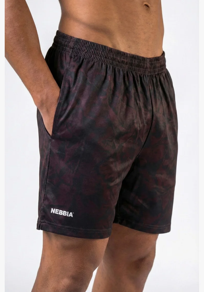 NEBBIA Training shorts POWER Camo dark
