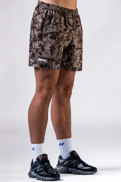NEBBIA Training shorts POWER Camo pale