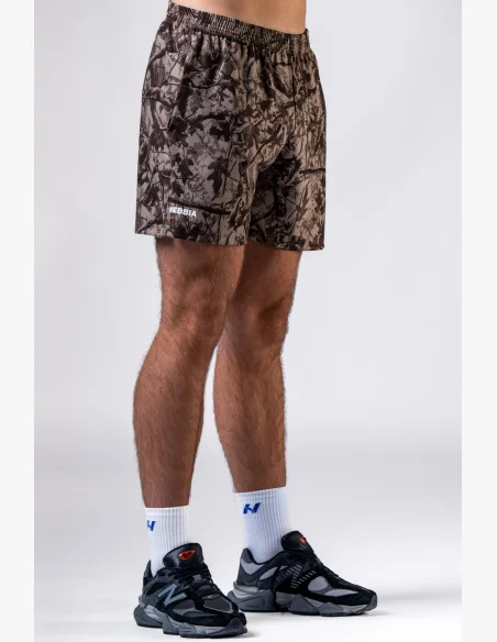 NEBBIA Training shorts POWER Camo pale