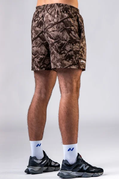NEBBIA Training shorts POWER Camo pale 2