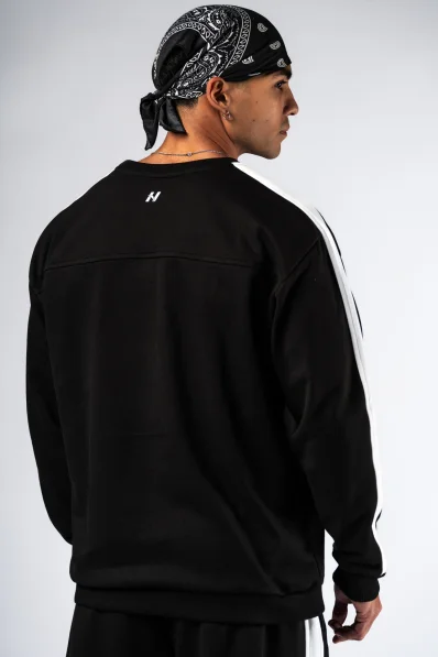 NEBBIA Relaxed fit hoodie POWER black 2