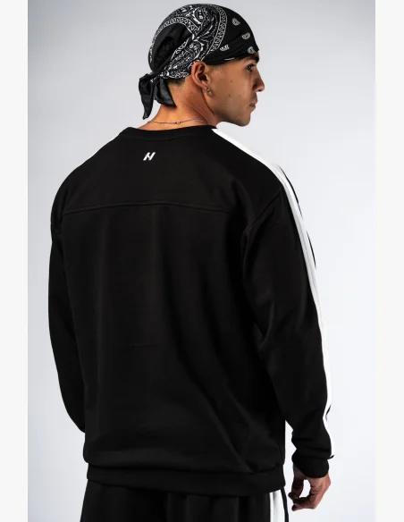 NEBBIA Relaxed fit hoodie POWER black