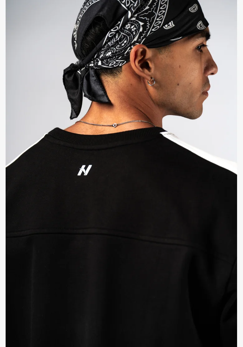 NEBBIA Relaxed fit hoodie POWER black