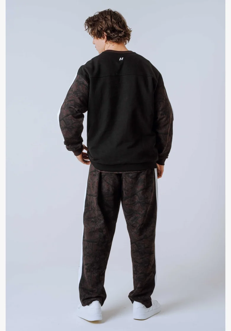 NEBBIA Relaxed fit sweatshirt POWER Camo dark