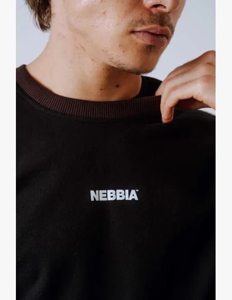 NEBBIA Relaxed fit sweatshirt POWER Camo dark