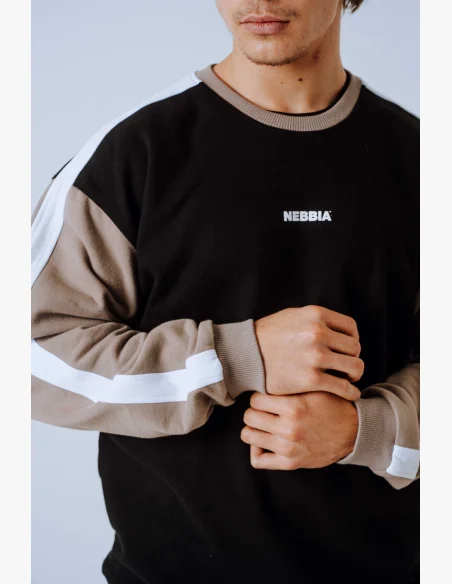 NEBBIA Relaxed fit sweatshirt POWER beige