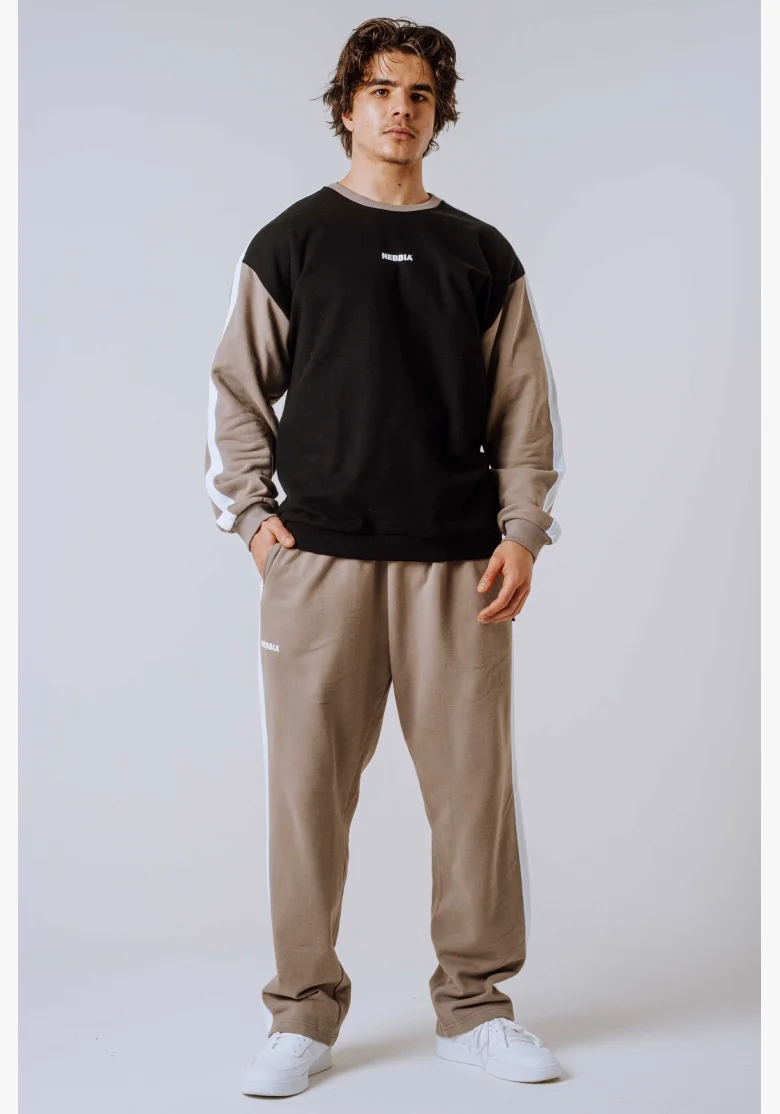 NEBBIA Relaxed fit sweatshirt POWER beige