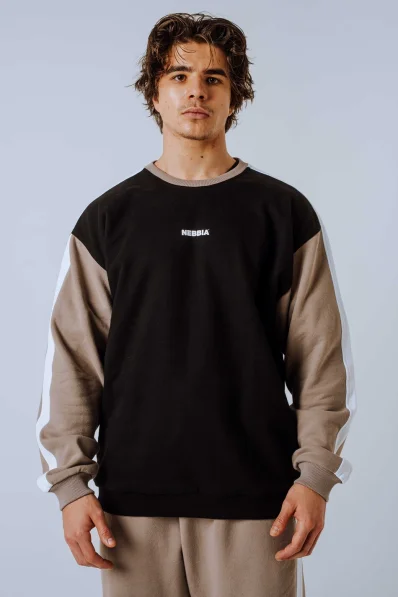 NEBBIA Relaxed fit sweatshirt POWER beige
