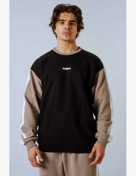 NEBBIA Relaxed fit sweatshirt POWER beige