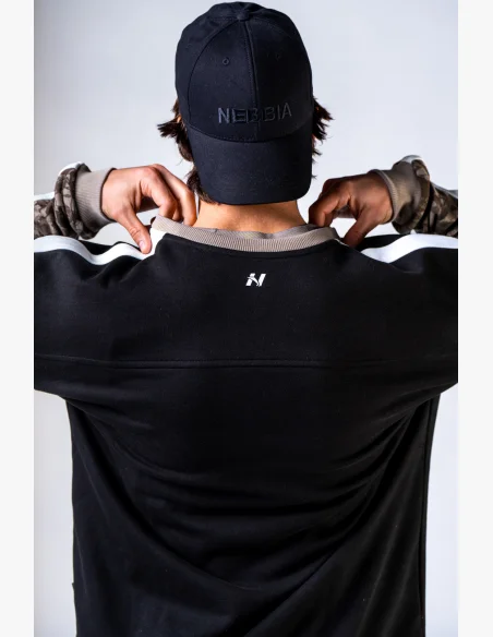NEBBIA Relaxed fit sweatshirt POWER Camo faded