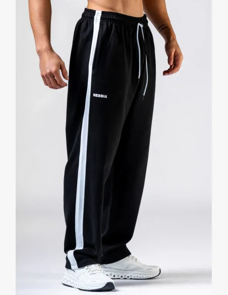 NEBBIA Relaxed fit sweatpants POWER black