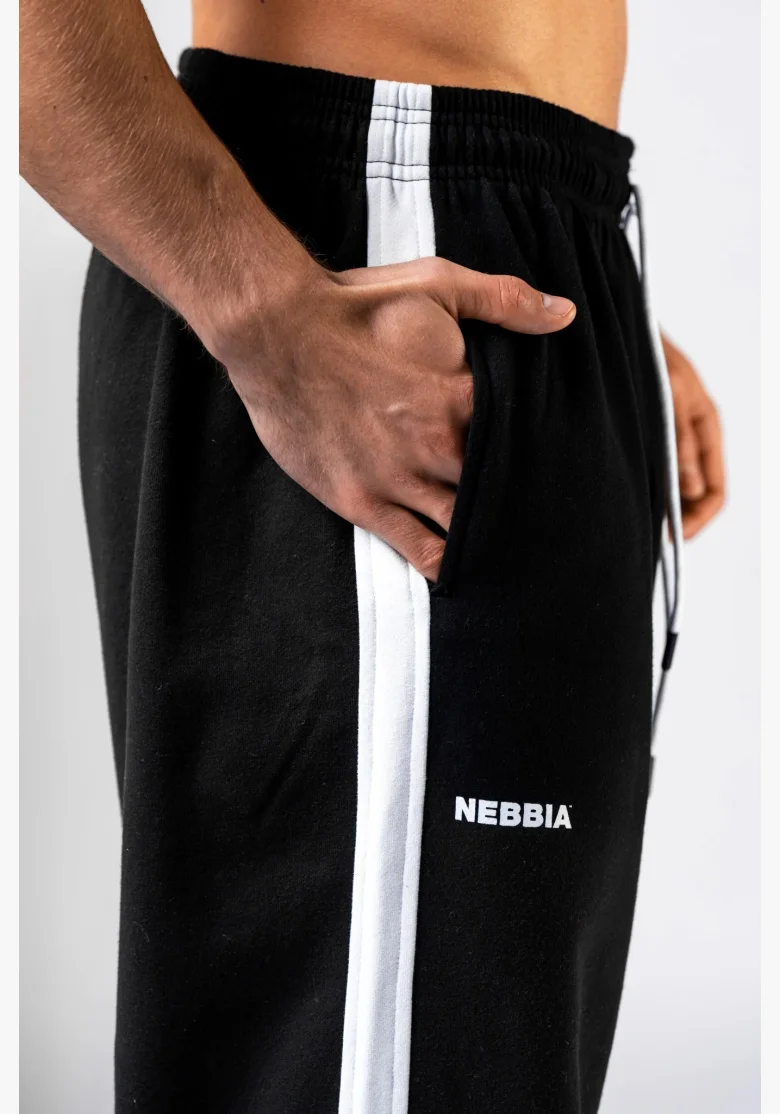 NEBBIA Relaxed fit sweatpants POWER black