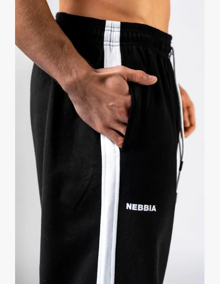 NEBBIA Relaxed fit sweatpants POWER black