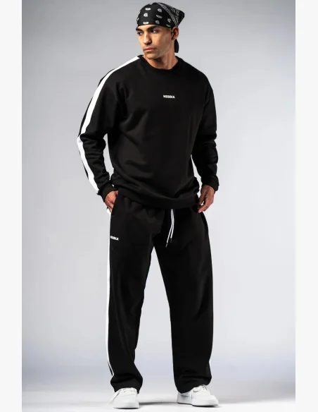 NEBBIA Relaxed fit sweatpants POWER black