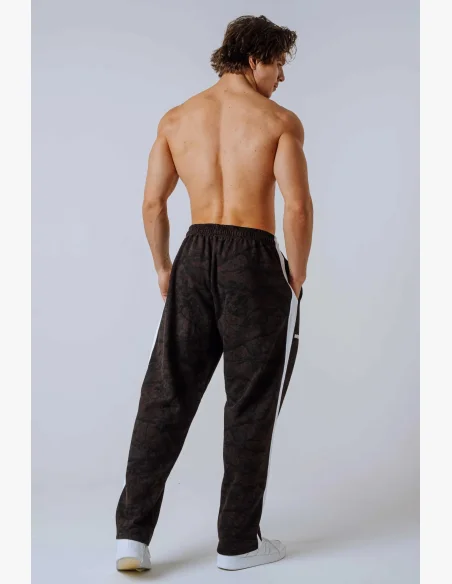 NEBBIA Relaxed fit sweatpants POWER camo dark