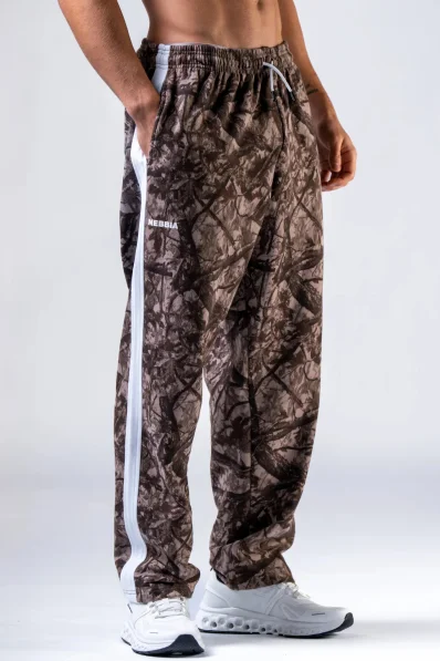 NEBBIA Relaxed fit sweatpants POWER camo pale 2