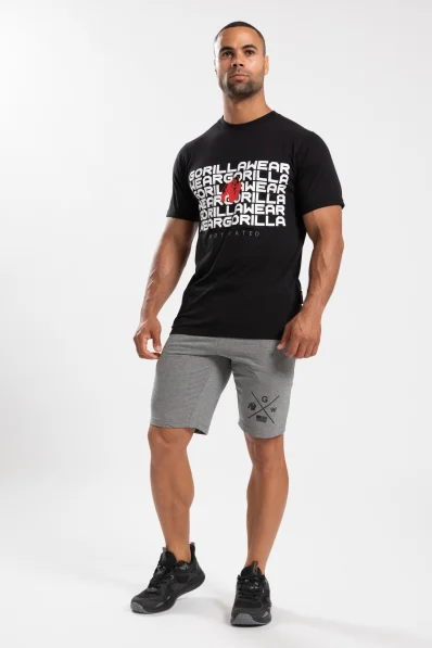 Gorilla Wear Men's T-shirt Bradley Black 2