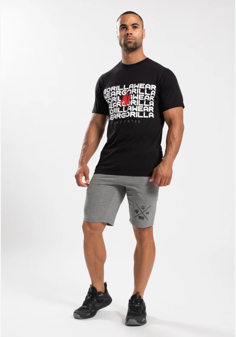 Gorilla Wear Men's T-shirt Bradley Black