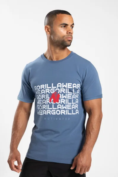 Gorilla Wear Men's T-shirt Bradley blue