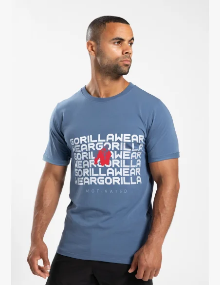 Gorilla Wear Men's T-shirt Bradley blue