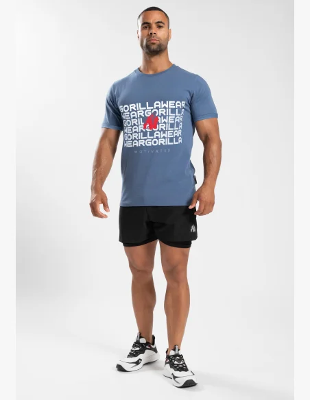 Gorilla Wear Men's T-shirt Bradley blue