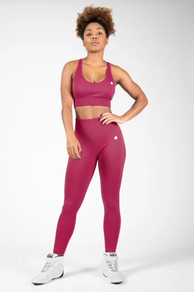 Gorilla Wear Women's Seamless Leggings Hilton - fuchsia