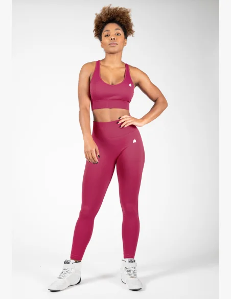 Gorilla Wear Women's Seamless Leggings Hilton - fuchsia