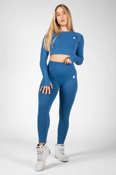 Gorilla Wear Women's Seamless Hilton Leggings - Blue