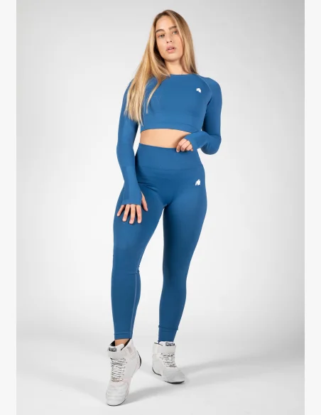 Gorilla Wear Women's Seamless Hilton Leggings - Blue