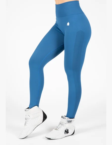 Gorilla Wear Women's Seamless Hilton Leggings - Blue