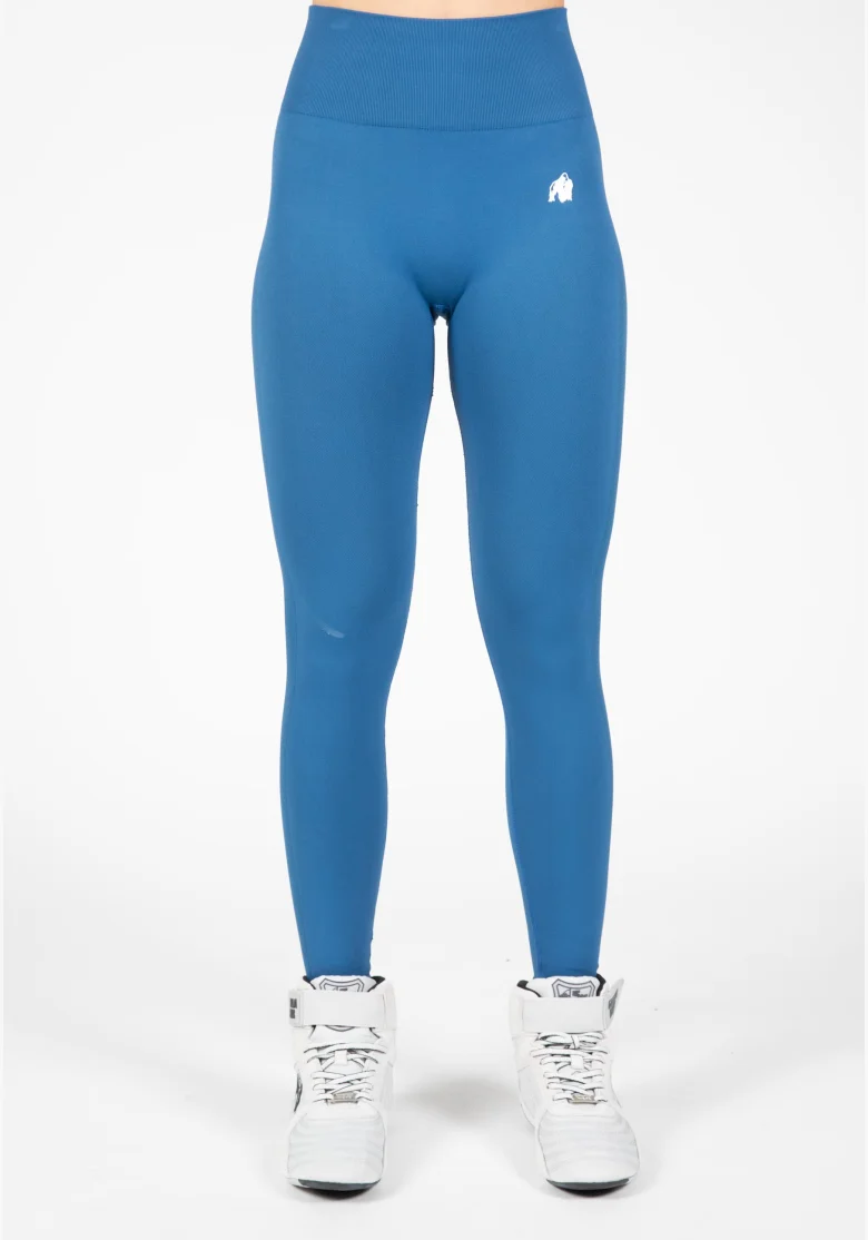 Gorilla Wear Women's Seamless Hilton Leggings - Blue