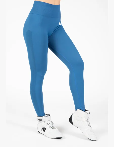 Gorilla Wear Women's Seamless Hilton Leggings - Blue