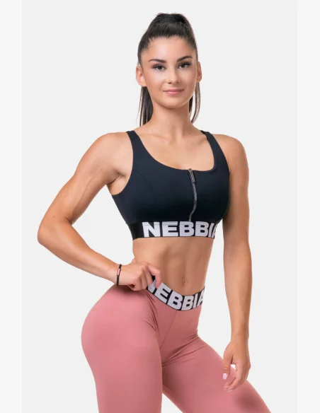 NEBBIA • Smart Zip sports bra • NEBBIAshop.com