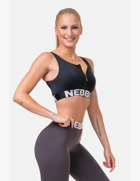 NEBBIA • Smart Zip sports bra • NEBBIAshop.com