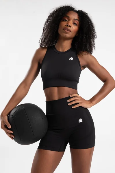 Gorilla Wear women's crop top Olivia - black